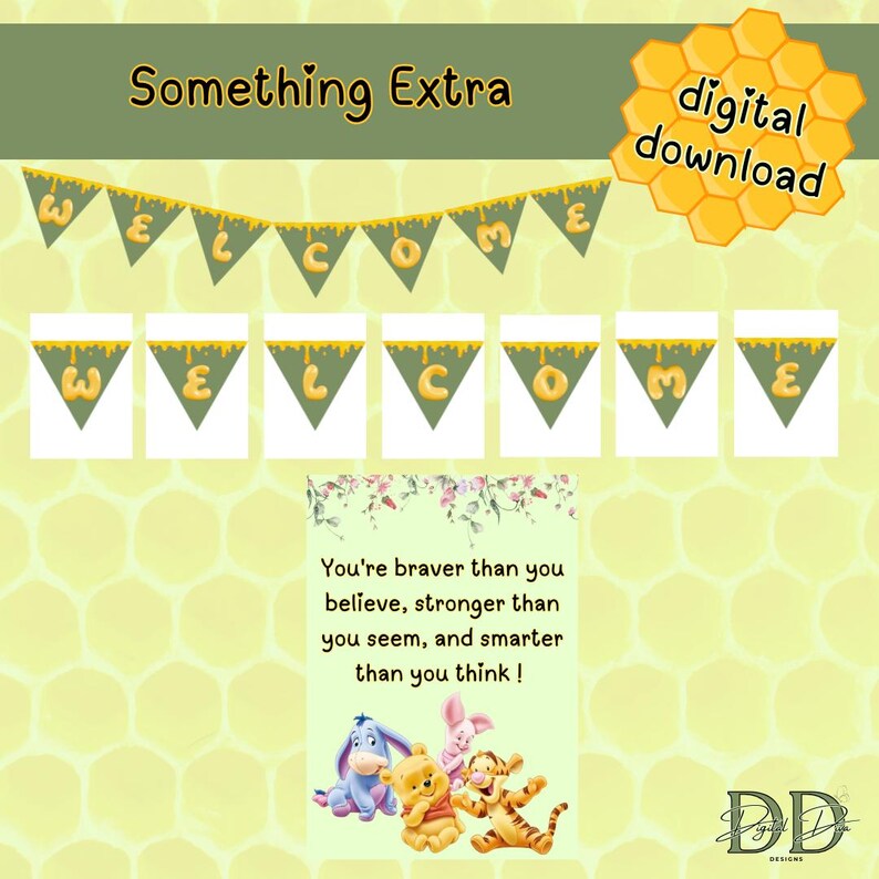 Winnie the Pooh Classroom Printable Posters - Etsy