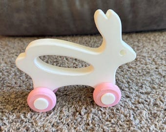 3Dプリントのウサギの押しおもちゃ | モンテッソーリベビーギフト