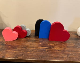 3Dプリントのハート彫刻、バレンタインデーの装飾、色とサイズを選択