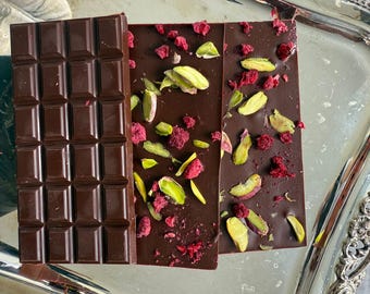 Dark Chocolate with Dried Berries and Pistachio, Dark Chocolate with Dried Berries,  Chocolate Bar
