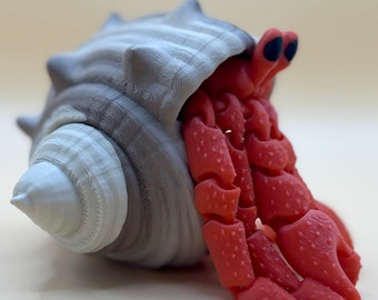 3D-printad ledad eremitkräfta med skal