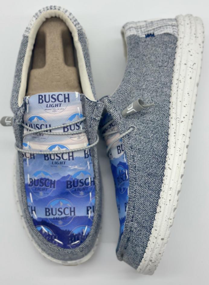 Custom Hey Dudes Busch Light - Etsy