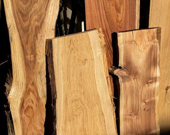 Acacia Wood Live Edge Boards | Solid Hardwood Lumber for DIY Projects