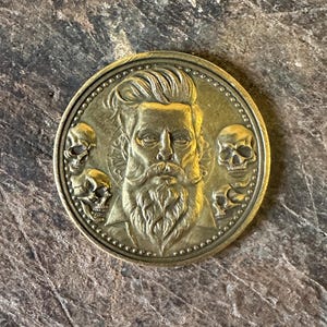 Personalisierte 3D Münze Coin aus Messing