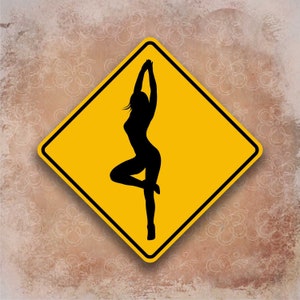 Letrero de cruce de bailarinas - Bailarina - Arte de ballet - Decoración interesante y divertida - Letrero de aluminio novedoso - Placa de celebración divertida - Regalo único