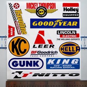 Off Road Racing Decal Set - 4x4 Monster Truck Rally Decor -USA Baja ...