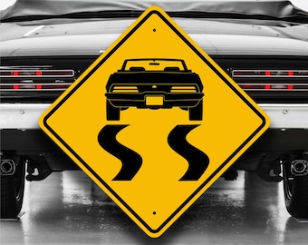 1967 - 69 Custom Firebird Trans Am Convertible Sign - 1st Generation Classic Pontiac Muscle Car - Ultimate Garage Decor - Customizable Gift