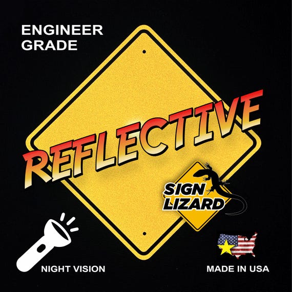 Danger Zone Sign - Reflective Safety Placard - Top Gun Decor - Etsy