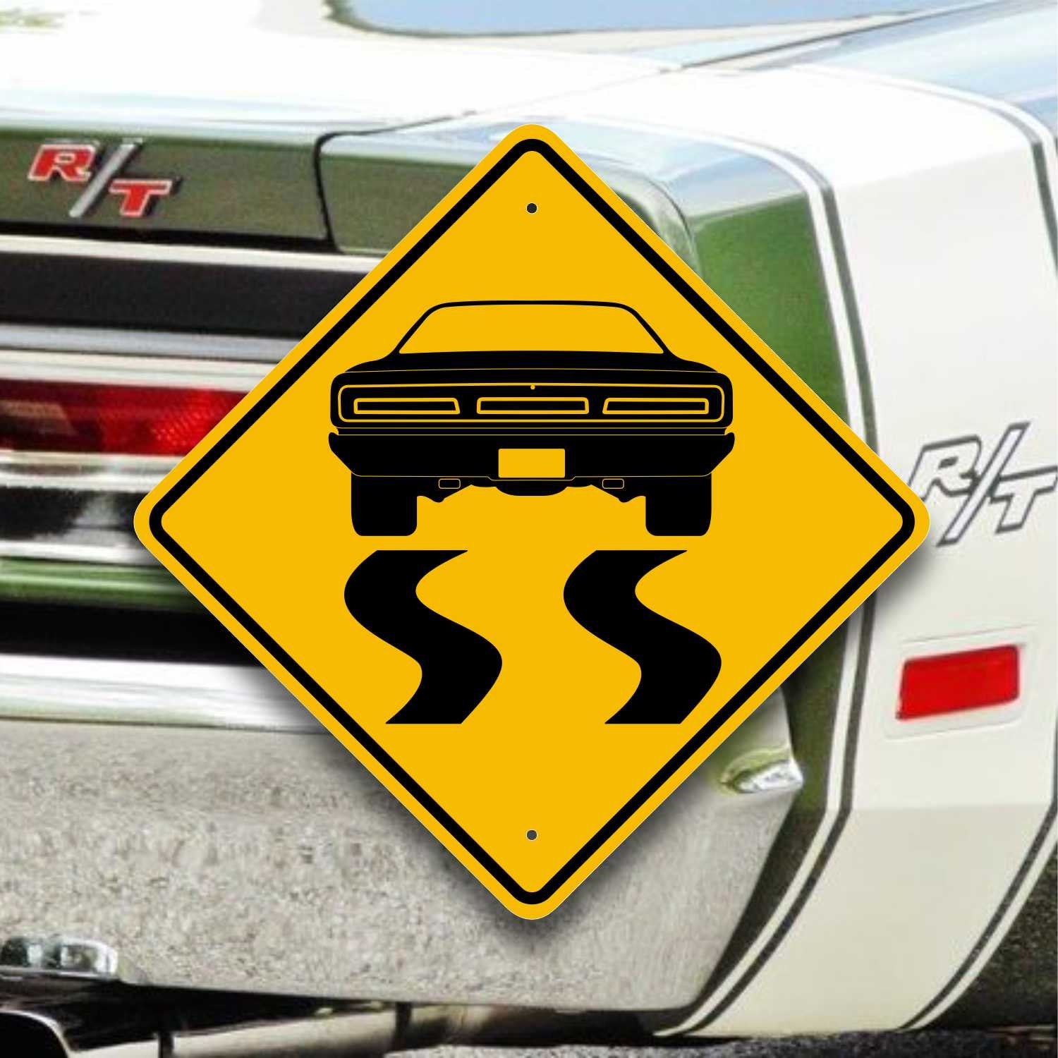 Insegna Latta Dodge Super Bee 12 Pollici – Vintage Per Garage, Man Cave, Parete