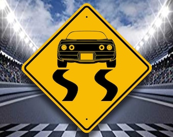 C3 Corvette Coupe - Customizable Tire Burnout Sign - Stingray Driver Garage Decor - American Muscle Car Collectable Gift Idea -Free Shipping