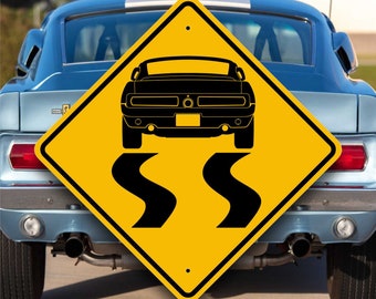 1967 GT500 Shelby Mustang - Customizable Sign - Classic Motorcraft Racing - Garage Mancave Decor - Ford Muscle Car - Collectible Driver Gift