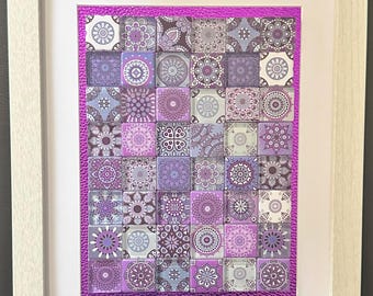 Mosaic wall art