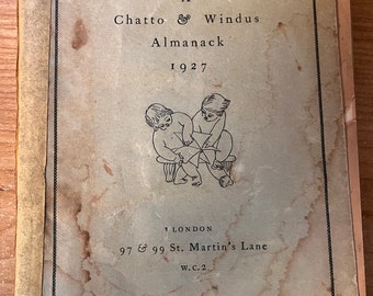 A Chatto & Windus Almanack 1927 London