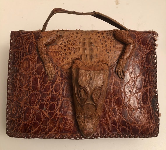 alligator purse