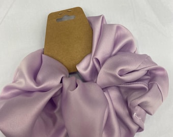 Upcycled handgemachte Satin lila Haargummi