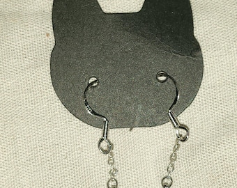 Amazing Quality Sterling Silver Natural Garden Quartz Dangle Earrings. Great Gift Idea