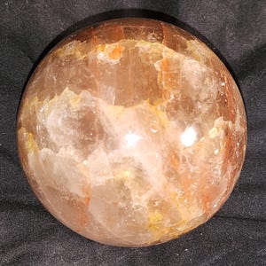 High Quality Natural Hematoid Fire Quartz Sphere