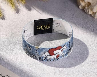 Christian Gift for Him - Personalized NFC Bible Verse Bracelet - Innovative Faith-Based Jewelry for Men,Tap to Get Daily Verse