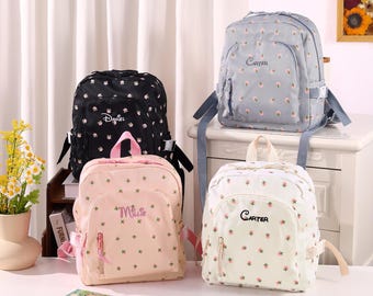 Personalized Toddler Backpack,Custom Toddler Bag,Kids Backpack With Embroidery Name,Preschool School Bag,Birthday Gift for Girls Boys