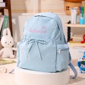 Sac à dos personnalisé pour enfant avec nom, cadeau enfant cartable, cartable enfant, sacs à dos brodés pour filles garçons, cadeaux d'anniversaire pour enfants