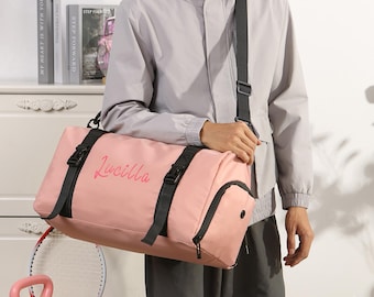 Personalized Large Capacity Traver Bag,Custom Travel Bag with Name,Overnight Bag,Duffle Bag,Weekend Away Bag,New Mom Gift, Bag for Vacation