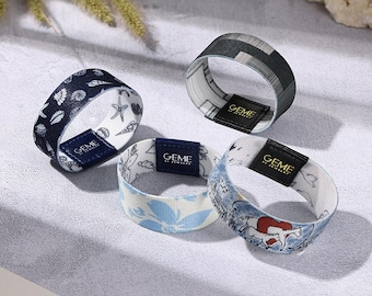 NFC Tap Bible Bracelet,Daily Verse Christian Jewelry, Elastic Faith Bracelet with Audio Messages,Memorial Bracelet with Voice,Cuff Bracelet