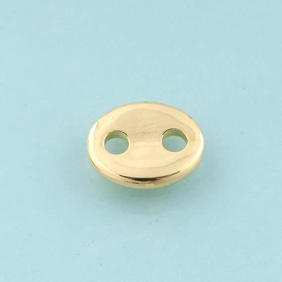 Pig Nose Spacer Beads,Pig Nose Beads,Pig Nose Beads for DIY Jewelry Making,18K Gold