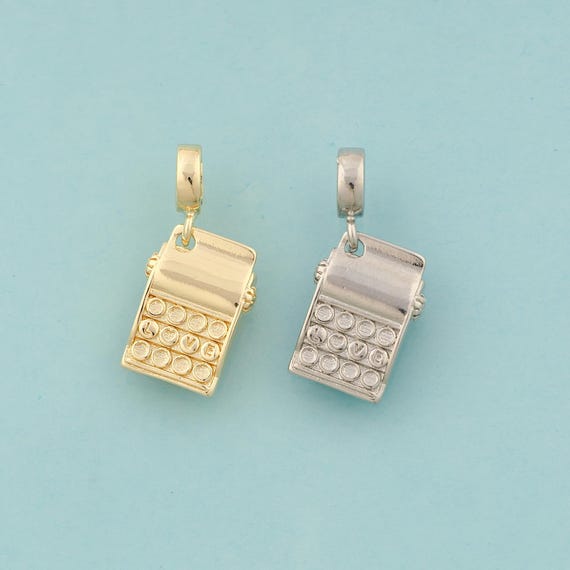 Gold Cosmetic Box Charms,Cosmetic Jewelry,Cosmetic Box Pendant for DIY Jewelry Making,18K Gold