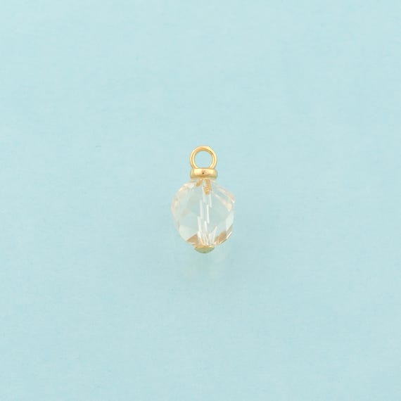 Gold Energy Stone Charms,Natural Stone Jewelry,Stone Pendant for DIY Jewelry Making,18K Gold