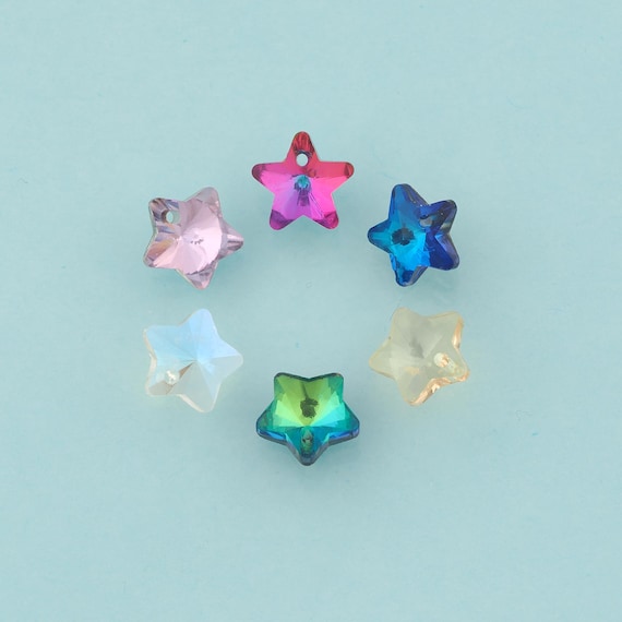 Star Crystal Pendant,Crystal AB Charms,Austrian Crystal,Made in Austria for DIY Jewelry Making
