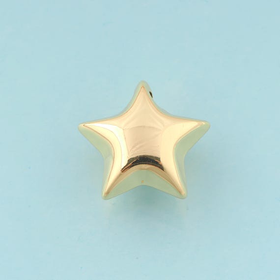 Gold Star Charms,Star Jewelry,Star Pendant for DIY Jewelry Making,18K Gold