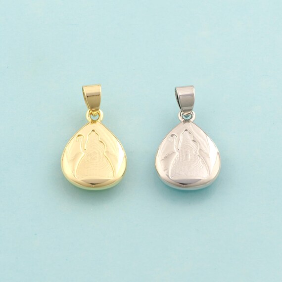 Gold Priest Charms,Missionary Jewelry,Priest Pendant for DIY Jewelry Making,18K Gold