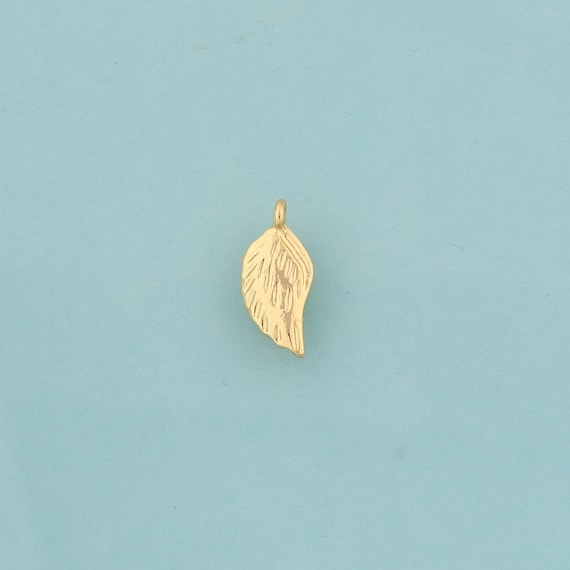 Gold Angel Wings Charms,Animal Wings Jewelry,Wings Pendant for DIY Jewelry Making,18K Gold