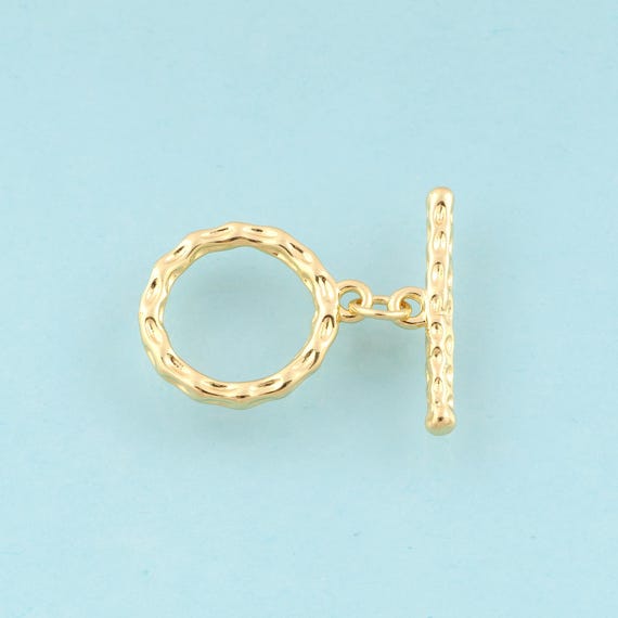 Gold OT Clasp,OT Jewelry Clasp,Necklace Clasp for DIY Jewelry Making,18K Gold