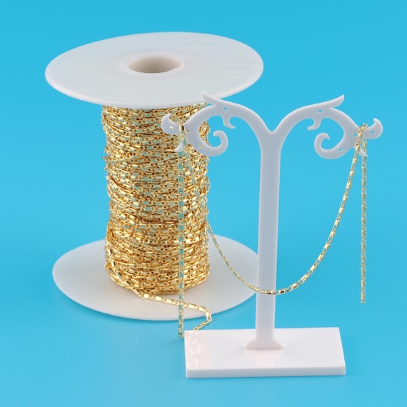 Gold Lock Chain,Special Jewelry Chain,Semi-Finished Product Chain for DIY Jewelry Making,18K Gold