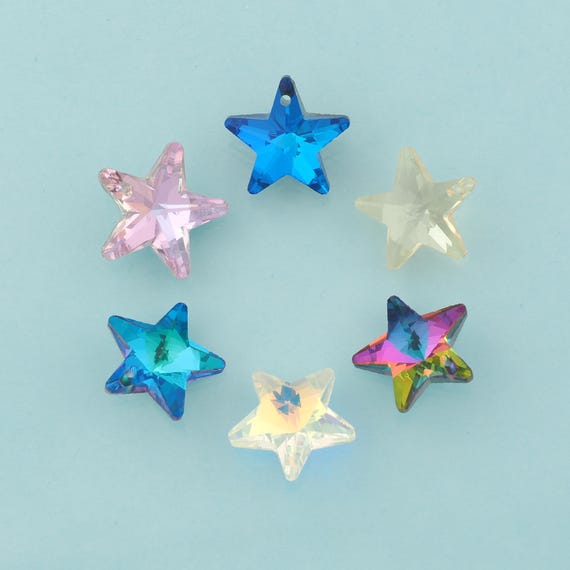 Star Crystal Pendant,Crystal AB Charms,Austrian Crystal,Made in Austria for DIY Jewelry Making