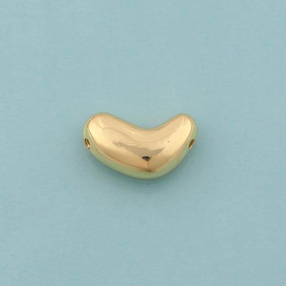 Gold Heart Charms,Love Jewelry,Heart Pendant for DIY Jewelry Making,18K Gold