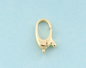 Gold Snap Clasp,Snap Jewelry Clasp,Snap Clasp for DIY Jewelry Making,18K Gold