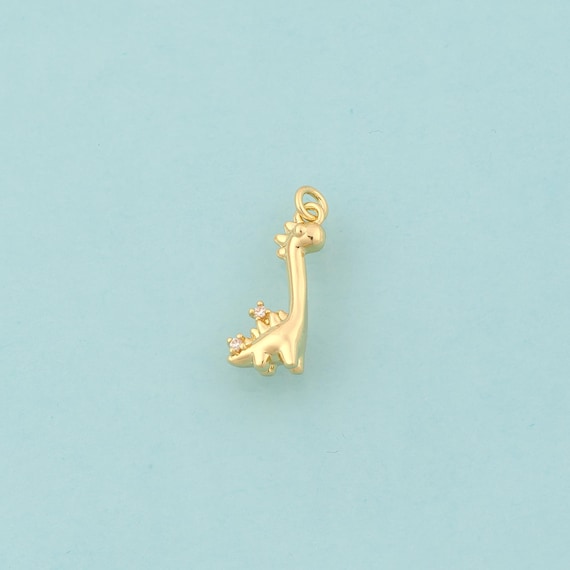 Gold CZ Animal Charms,Animal Jewelry,Animal Pendant for DIY Jewelry Making,18K Gold
