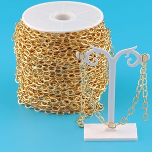 Gold Cable Chain,Special Jewelry Chain,Semi-Finished Product Chain for DIY Jewelry Making,18K Gold