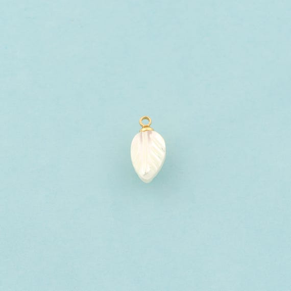 Gold Fritillary Charms,Leaf Jewelry,Leaf Pendant for DIY Jewelry Making,18K Gold