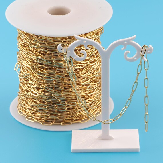 Gold Cable Chain,Special Jewelry Chain,Semi-Finished Product Chain for DIY Jewelry Making,18K Gold