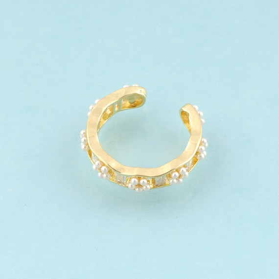 Gold Open Rings,Wide Jewelry Rings,Thick Rings Perfect Gift,18K Gold