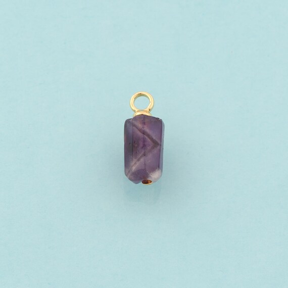 Gold Energy Stone Charms,Natural Stone Jewelry,Stone Pendant for DIY Jewelry Making,18K Gold