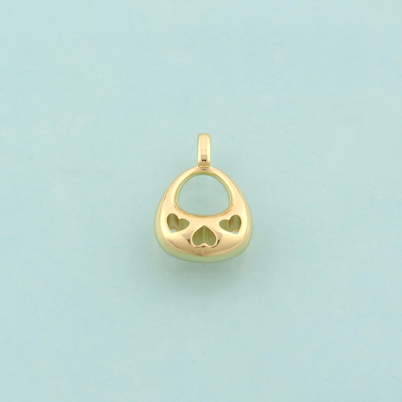 Gold Handbag Charms,Handbag Jewelry,Handbag Pendant for DIY Jewelry Making,18K Gold