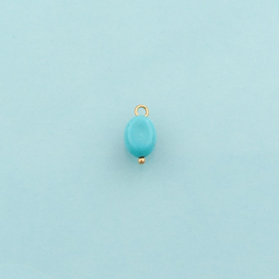 5 pcs Gold Energy Stone Charms,Natural Stone Jewelry,Oval Pendant for DIY Jewelry Making,18K Gold