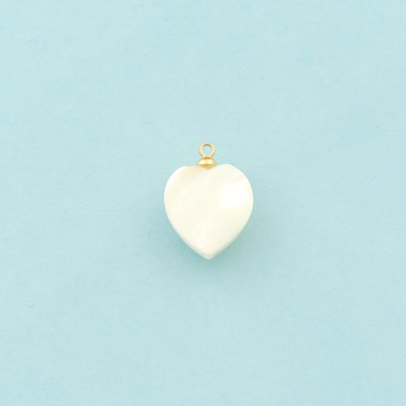 Gold Fritillary Charms,Heart Jewelry,Love Pendant for DIY Jewelry Making,18K Gold