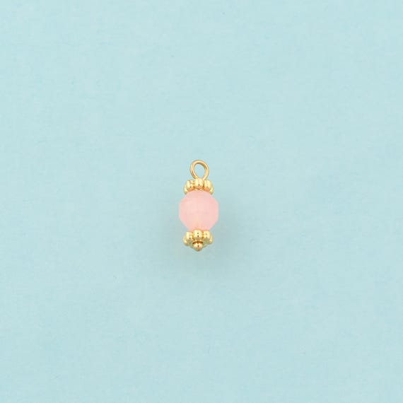 Gold Energy Stone Charms,Natural Stone Jewelry,Stone Pendant for DIY Jewelry Making,18K Gold