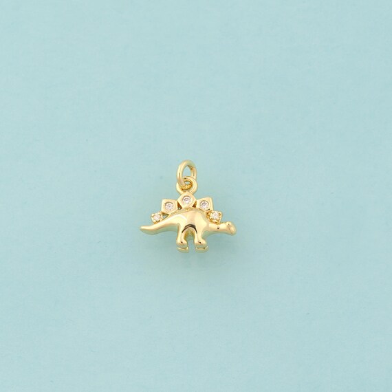 Gold CZ Animal Charms,Animal Jewelry,Animal Pendant for DIY Jewelry Making,18K Gold