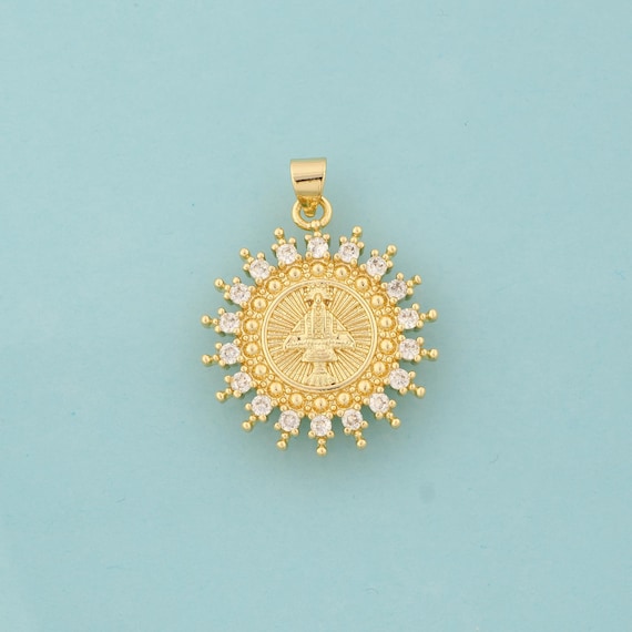 Gold CZ Egyptian Pharaoh Charms,Egyptian Pharaoh Jewelry,Egyptian Pharaoh Pendant for DIY Jewelry Making,18K Gold